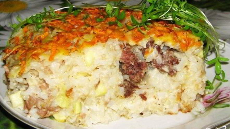 Рецепт запеканки с куриным фаршем