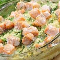 Рецепт Запеканки с лососем