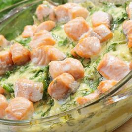 Рецепт Запеканки с лососем