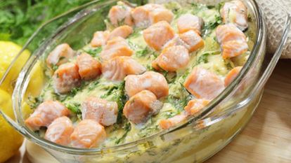 Рецепт Запеканки с лососем