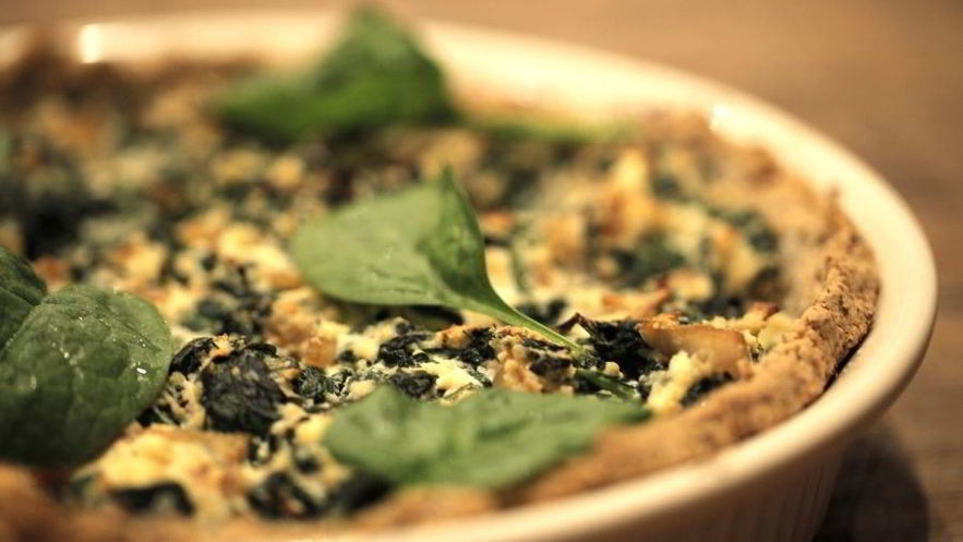 Рецепт запеканки с рикоттой и шпинатом