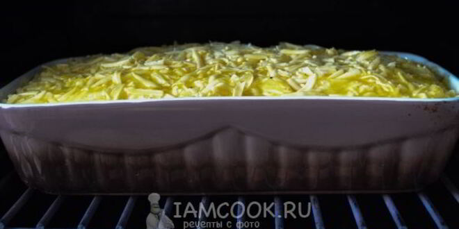 Рецепт запеканки с сосисками и картофелем в духовке