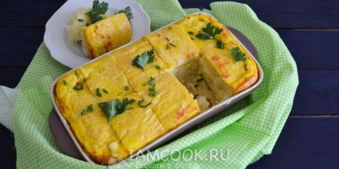 Рецепт запеканки с сосисками и картофелем в духовке