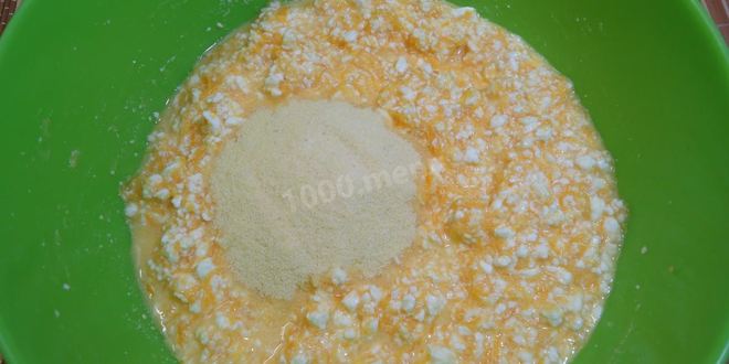 Рецепт запеканки творожно тыквенная