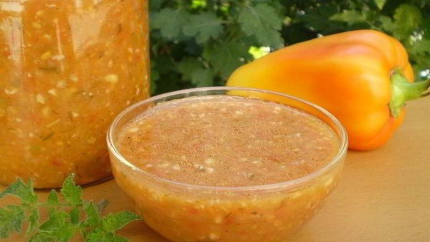 Рецепт аджики домашней острой