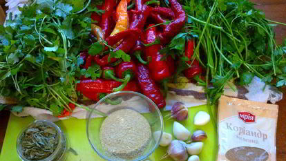 Рецепт Аджики грузинской