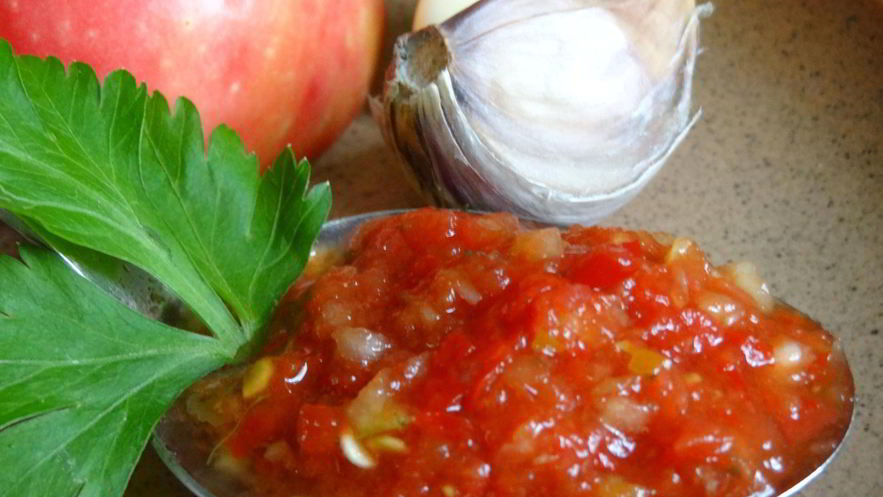 Рецепт аджики из кабачков на зиму