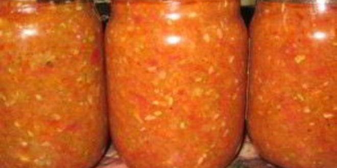 Рецепт аджики из кабачков на зиму