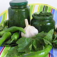 Рецепт Аджики из петрушки на зиму