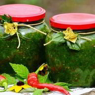 Рецепт Аджики из петрушки