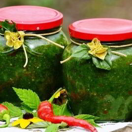 Рецепт Аджики из петрушки