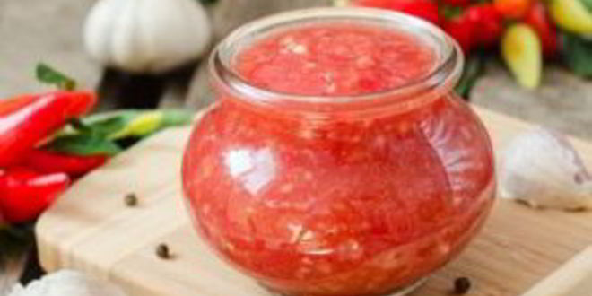 Рецепт аджики из свежих помидоров