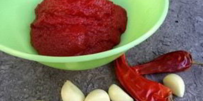 Рецепт аджики из томатной пасты