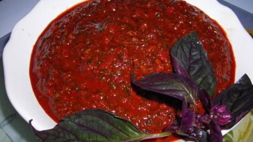 Рецепт аджики кавказской