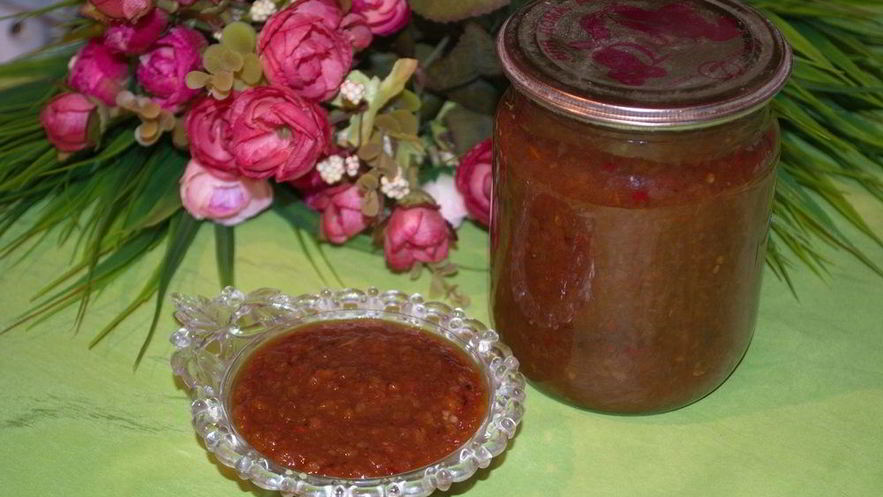 Рецепт аджики на закатку