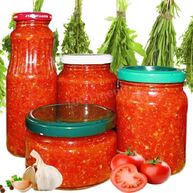 Рецепт Аджики с хреном и кабачками