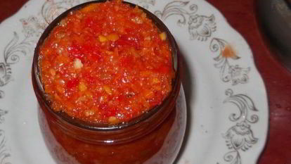 Рецепт Аджики с морковью и перцем