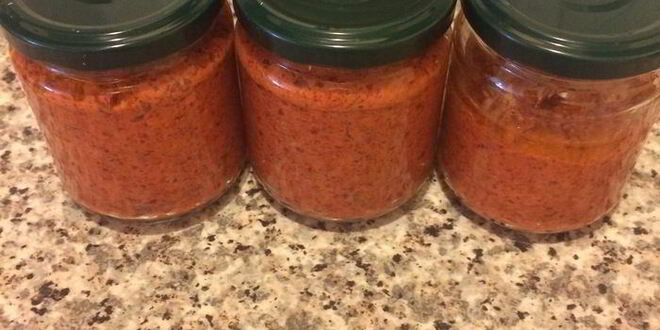 Рецепт красной аджики