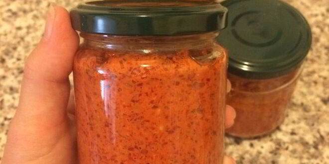 Рецепт красной аджики