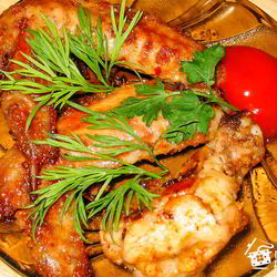 Рецепт Куриных крылышек в аджике
