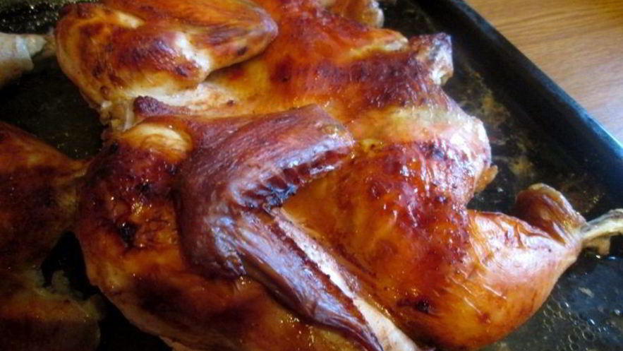 Рецепт курицы в духовке с аджикой