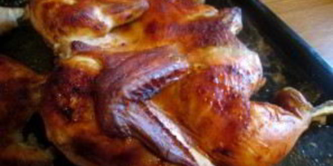 Рецепт курицы в духовке с аджикой