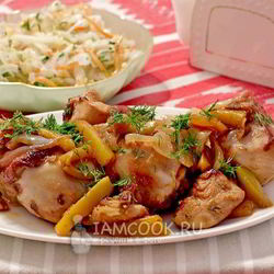 Рецепт Курицы в маринаде из аджики