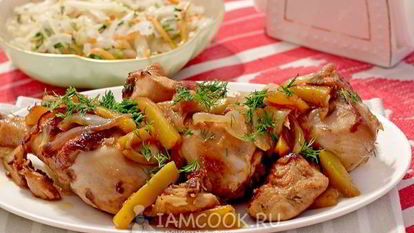 Рецепт Курицы в маринаде из аджики