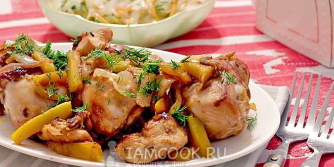 Рецепт курицы в маринаде из аджики
