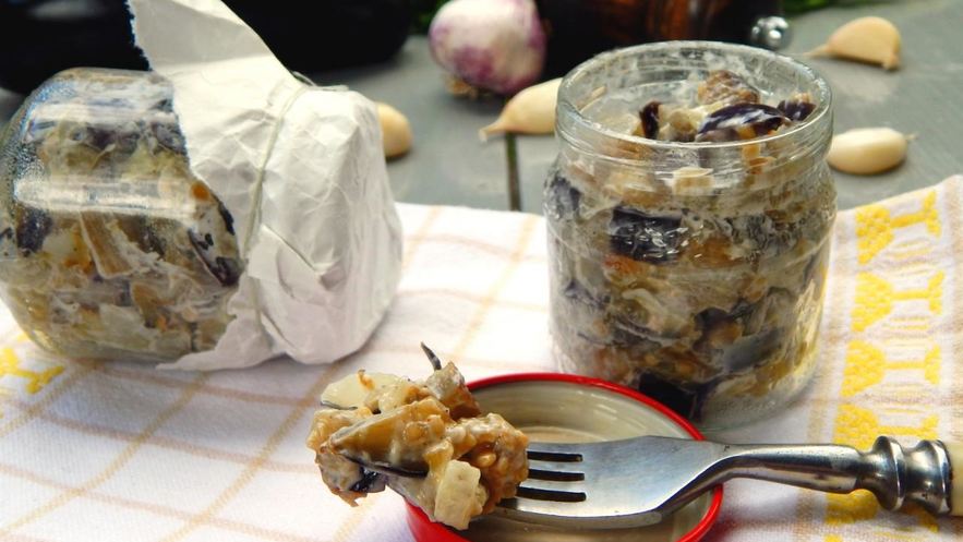 Рецепт баклажанов с майонезом на зиму