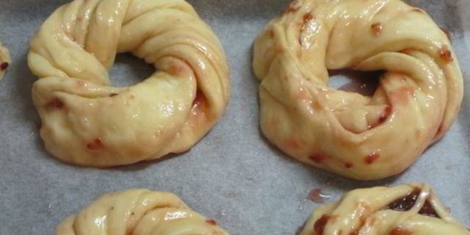 Рецепт булочек с джемом