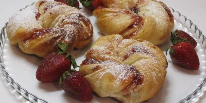 Рецепт булочек с джемом