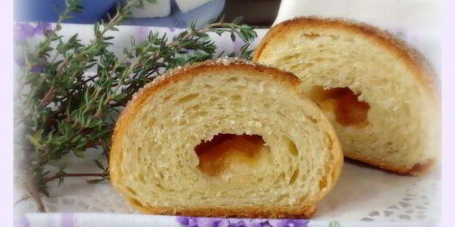 Рецепт булочек слоеных с джемом и вареной сгущенкой