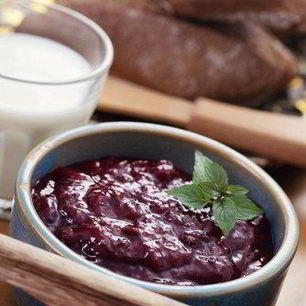 Рецепт Быстрого сливового джема с цедрой лайма