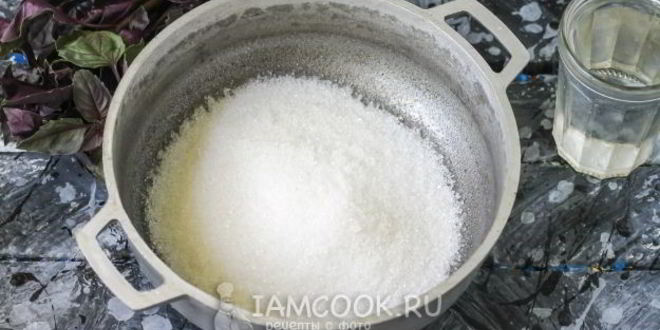 Рецепт джема из красного базилика