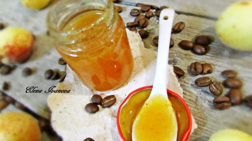Рецепт джема кофейного абрикос с ванилью