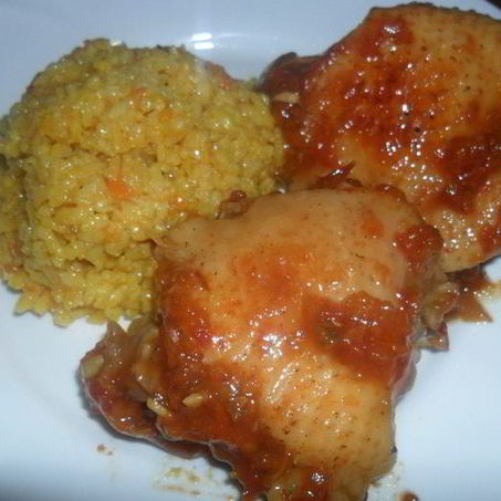 Рецепт Курицы в соусе с абрикосовым джемом