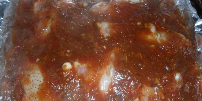 Рецепт курицы в соусе с абрикосовым джемом