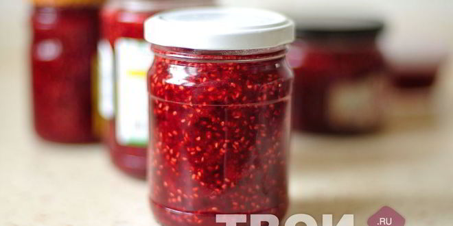 Рецепт малинового джема с мятой