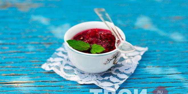 Рецепт малинового джема с мятой