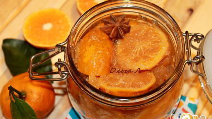 Рецепт мандаринова-имбирного джем