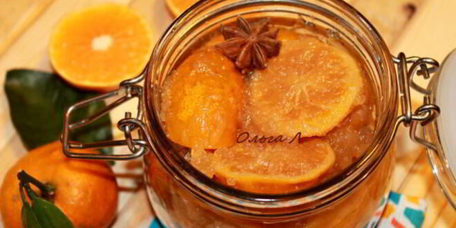Рецепт мандаринова-имбирного джем