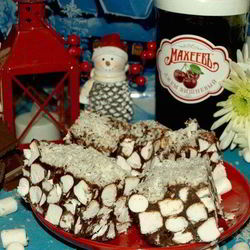 Рецепт Маршмеллоу с шоколадом и вишневым джемом