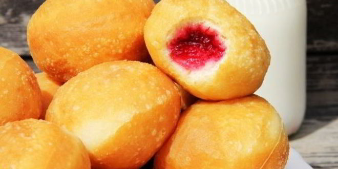 Рецепт пончиков с джемом