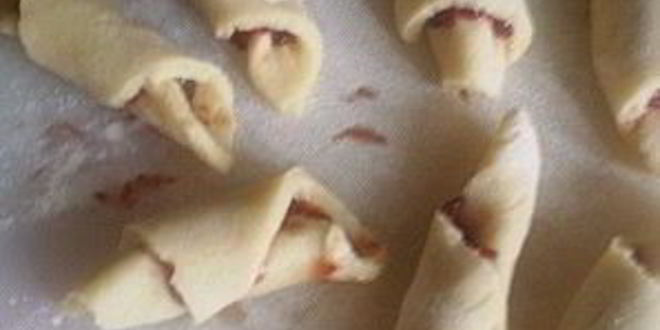 Рецепт рулетиков с джемом