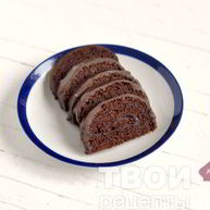 Рецепт Шоколадного рулета с клюквенным джемом и шоколадным ганашем