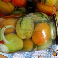 Рецепт Фаршированных зеленых помидоров на зиму