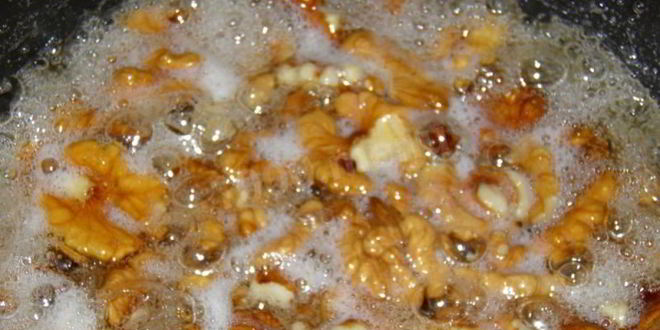 Рецепт грецких орехов в сахаре