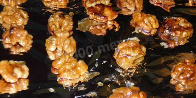 Рецепт грецких орехов в сахаре