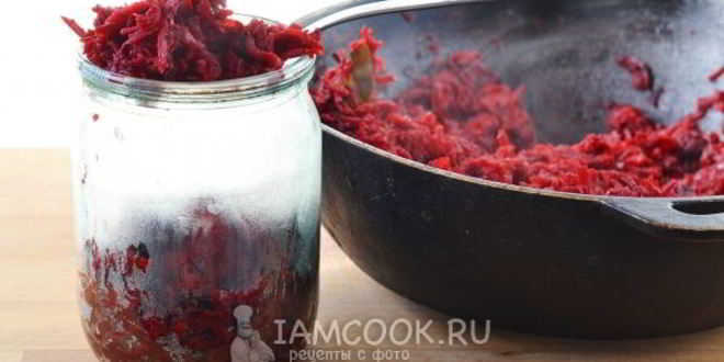 Рецепт икры из свеклы на зиму